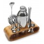 Kit Barman Coqueteleira 550ml Profissional Aço Inox